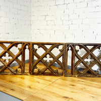 Neo-Gothic wooden appliqués from the 19th century.