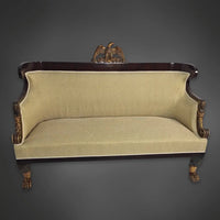 Wiener Biedermeier-Sitzgruppe: Sofa und zwei Sessel