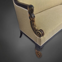 Wiener Biedermeier-Sitzgruppe: Sofa und zwei Sessel