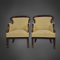 Wiener Biedermeier-Sitzgruppe: Sofa und zwei Sessel