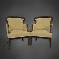 Wiener Biedermeier-Sitzgruppe: Sofa und zwei Sessel