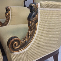 Wiener Biedermeier-Sitzgruppe: Sofa und zwei Sessel