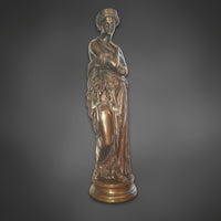 “Hélène de Troie” – Patinated bronze, Jean-Baptiste Clesinger, mid-19th century