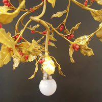 Stechpalmen Lüster Frankreich um 1910 - Leuchten