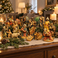 Bergland Krippe Woodcarvings in Ahorn - Sammlerstücke