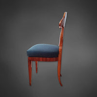 Eleganter Satz von 6 Wiener Fächerstühlen