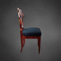 Eleganter Satz von 6 Wiener Fächerstühlen