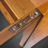Biedermeier-Halbschrank Kirschbaum furniert Süddeutschland