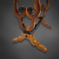 Lyra Biedermeier Salontisch um 1840 Nussbaum - Salontisch