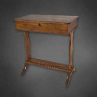 Biedermeier-Nähtisch Kirschbaum massiv um 1825 - Salontisch