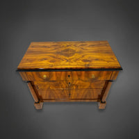 Biedermeier Schreibkommode Nussbaum – um 1820 - kommode