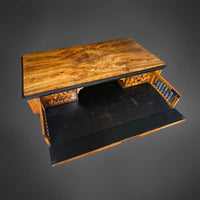 Biedermeier Schreibkommode Nussbaum – um 1820/1830 - kommode