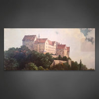 Ölgemälde auf Leinwand - Franz Becker Schloss Colditz –
