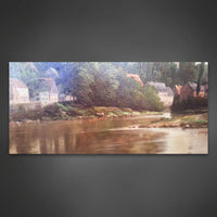 Ölgemälde auf Leinwand - Franz Becker Schloss Colditz –