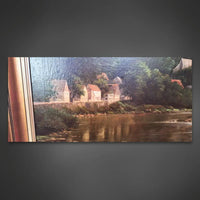 Ölgemälde auf Leinwand - Franz Becker Schloss Colditz –