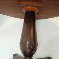 Empire Tisch Mahagoni furniert Marmorplatte um 1815 - Möbel