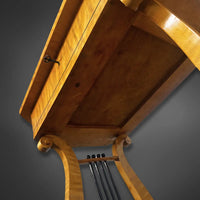 Lyra-Tischchen Biedermeier Stil um 1920