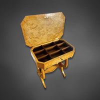 Lyra-Tischchen Biedermeier Stil um 1920