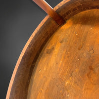 Ovaler Biedermeier-Beistelltisch kirschbaumfurniert 1825