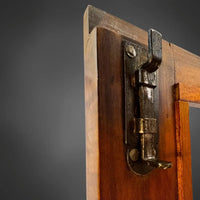 Biedermeier Vitrine zweitürig Kirschbaum massiv