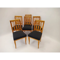 Elegante Biedermeier-Stühle aus massivem Birkenholz - Stühle