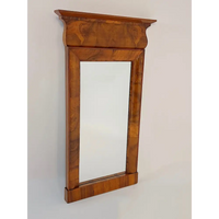Biedermeier Spiegel aus Nussbaum um 1850 - Möbel