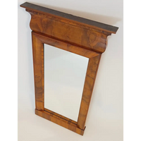 Biedermeier Spiegel aus Nussbaum um 1850 - Möbel