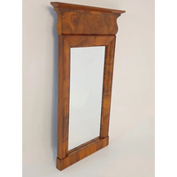 Biedermeier Spiegel aus Nussbaum um 1850 - Möbel