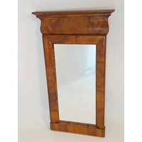 Biedermeier Spiegel aus Nussbaum um 1850 - Möbel