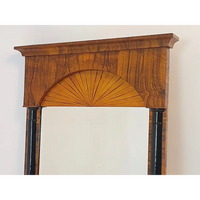 Biedermeier Spiegel mit Halbsäulen um 1830 - Möbel