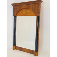 Biedermeier Spiegel mit Halbsäulen um 1830 - Möbel