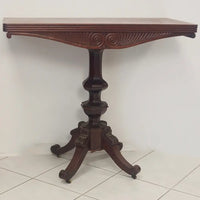 Biedermeier Spieltisch Mahagoni um 1835 - Möbel