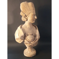 Büste Marie Antoinette in Terrakotta um 1800 - Sammlerstücke