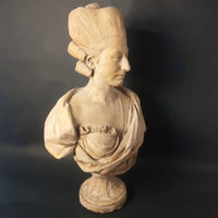 Büste Marie Antoinette in Terrakotta um 1800 - Sammlerstücke
