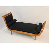 Chaiselongue Kirschbaum mit Schwanköpfen um 1880 - Möbel