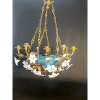 Art Dèco Deckenleuchter Lustre en Opaline - Leuchten