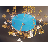 Art Dèco Deckenleuchter Lustre en Opaline - Leuchten