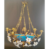 Art Dèco Deckenleuchter Lustre en Opaline - Leuchten