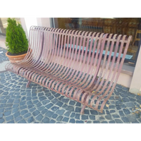 Originale englische Gartenbank aus Eisenguss - Möbel