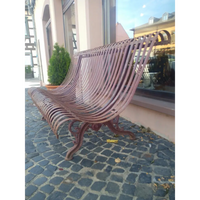 Originale englische Gartenbank aus Eisenguss - Möbel