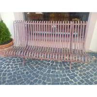 Originale englische Gartenbank aus Eisenguss - Möbel