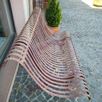 Originale englische Gartenbank aus Eisenguss - Möbel