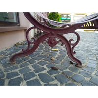 Originale englische Gartenbank aus Eisenguss - Möbel