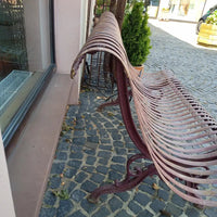 Originale englische Gartenbank aus Eisenguss - Möbel