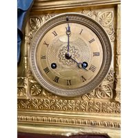 Französische Kaminuhr von Choiselat Gallien um 1830 - Uhr