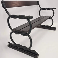 Antike Gartenbank England 1860 - Möbel