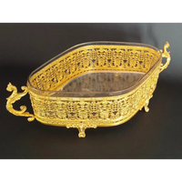 Jardiniere mit Glaseinsatz Frankreich um 1890