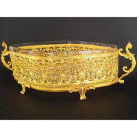 Jardiniere mit Glaseinsatz Frankreich um 1890