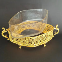 Jardiniere mit Glaseinsatz Frankreich um 1890