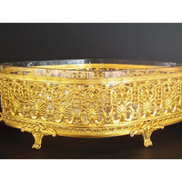 Jardiniere mit Glaseinsatz Frankreich um 1890